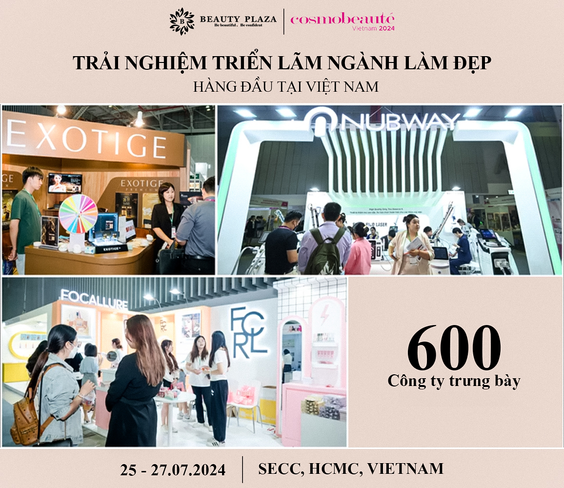 Beauty Plaza Tham Gia Cosmobeauté Vietnam 2024 - Triển Lãm Quốc tế Chuyên Ngành Thẩm mỹ, Làm đẹp, Mỹ phẩm